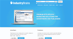 Desktop Screenshot of industrybrains.com